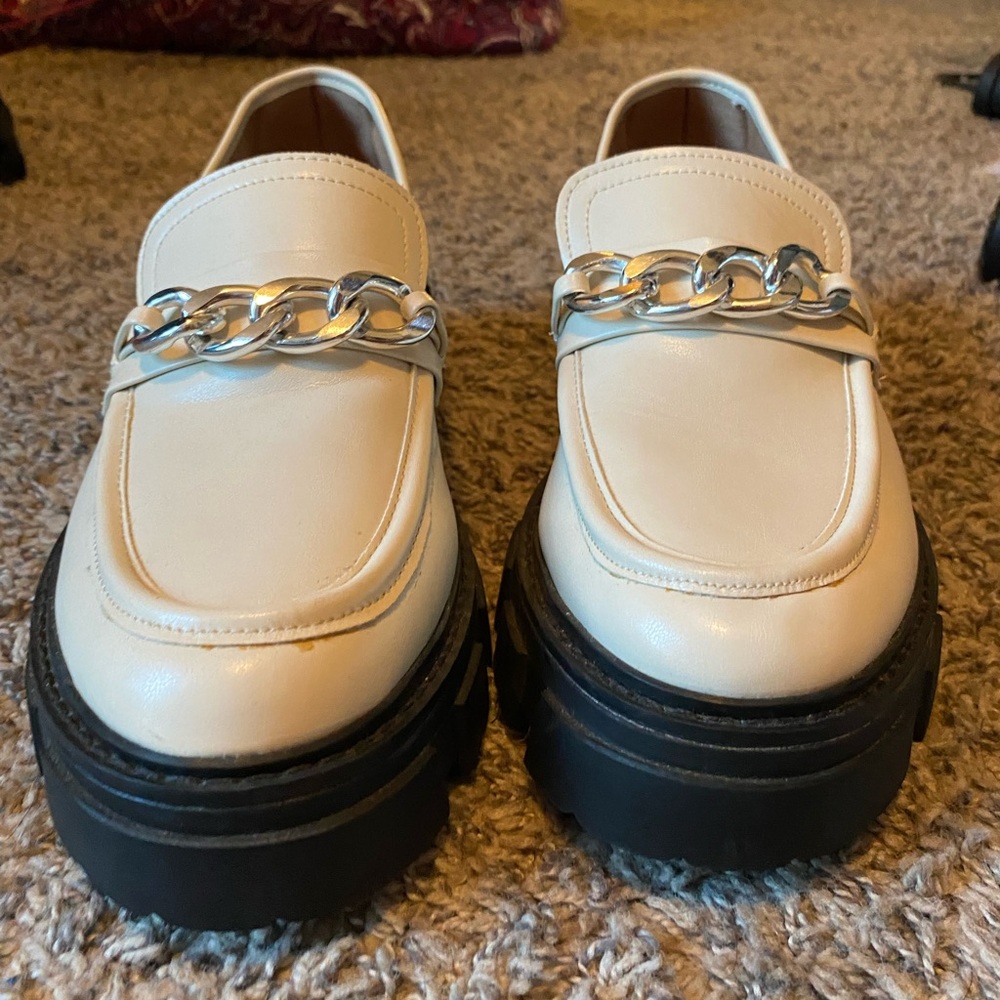 Platform loafers woman